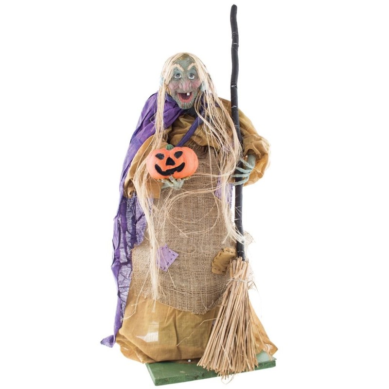DECORATION HALLOWEEN SORCIERE COLORER 