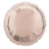 BALLON METALLIQUE ROND ROSE CUIVRE 43 CM  BALLON METALLIQUE ROND ROSE CUIVRE 43 CM
