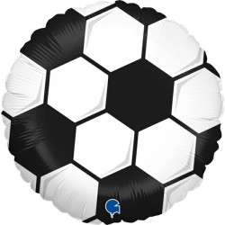 BALLON METALLIQUE  BALLON DE FOOT  46 CM