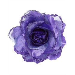 BARETTE ROSE COULEUR VIOLETTE
