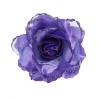 BARETTE ROSE COULEUR VIOLETTE