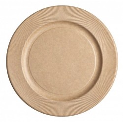 8 ASSIETTES RONDES COMPOSTABLE 21 CM 