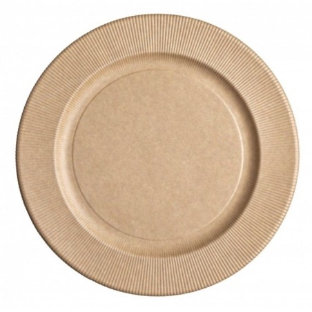 8 ASSIETTES RONDES COMPOSTABLE 21 CM 