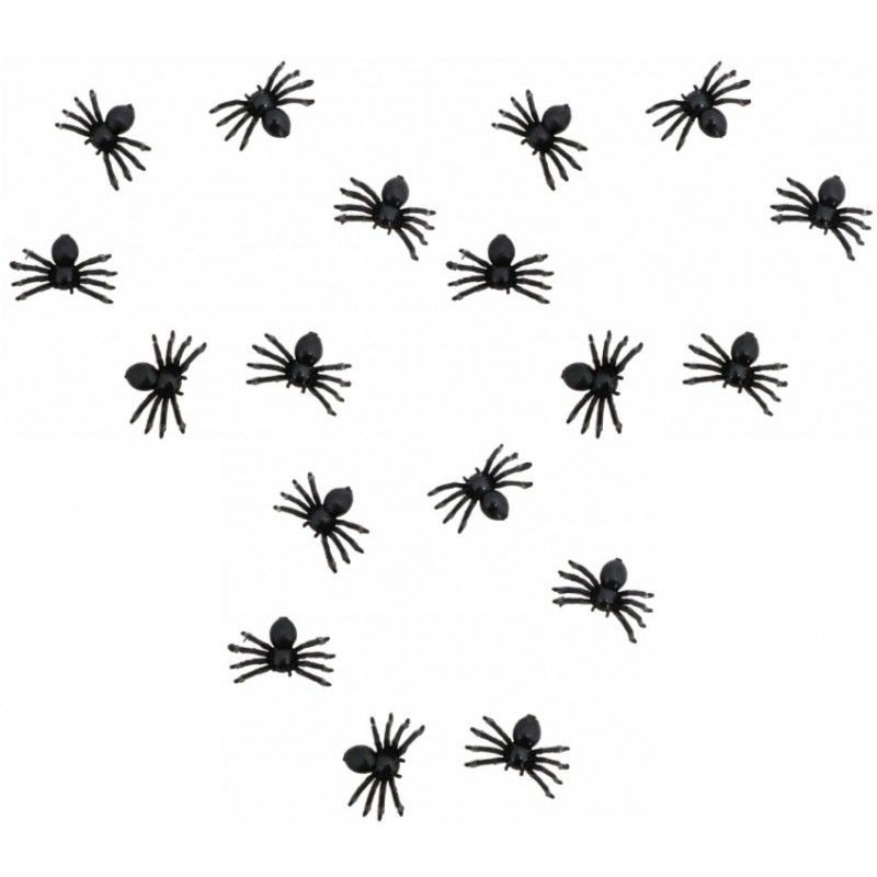 LOT 18 D'ARAIGNEES  PETIT MODEL 1. X 2 X 0.5 CM 