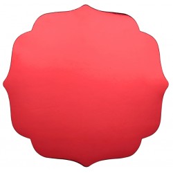 6 SETS DE TABLE BRILLANTS ROUGE