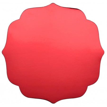 6 SETS DE TABLE BRILLANTS ROUGE