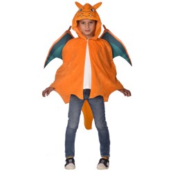 DEGUISEMENT CAPE DRACAUFEU POKEMON TAILLE 8-12 ANS