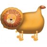 BALLON METALLIQUE AIRWALKER LION 59 X 96 CM