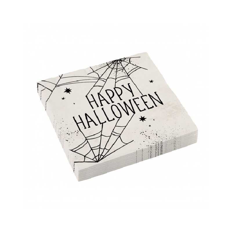 16 SERVIETTES CARREE TOILE D'ARAIGNEE 33 X 33 CM 