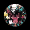 BALLON BUBBLE DECO DE NOEL RUDOLPH 50 CM 