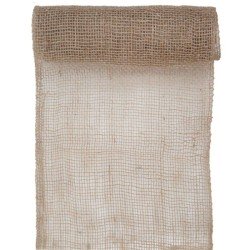 CHEMIN DE TABLE JUTE NATUREL 26 CM X 5 M 