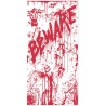 DECORATION DE PORTE EN SANG BEWARE 76 X 152 CM 