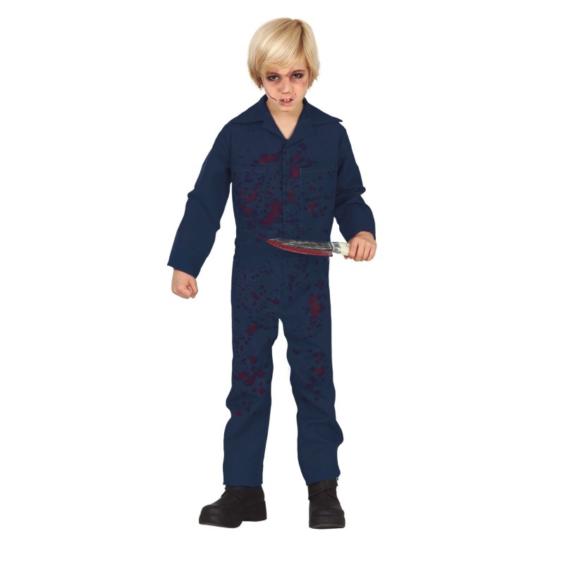 DEGUISEMENT ENFANT HALLOWEEN MEURTRIER TAILLE 5-6 ANS  DEGUISEMENT ENFANT HALLOWEEN MEURTRIER TAILLE 5-6 ANS
