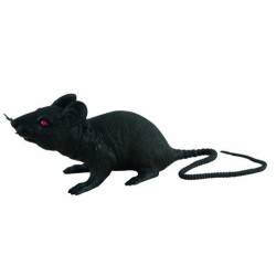 DECORATION RAT NOIR