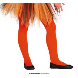 COLLANT ORANGE ENFANT TAILLE 5-9 ANS