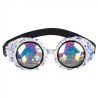 LUNETTES STEAMPUNK PARTY MIRAGE ARGENT