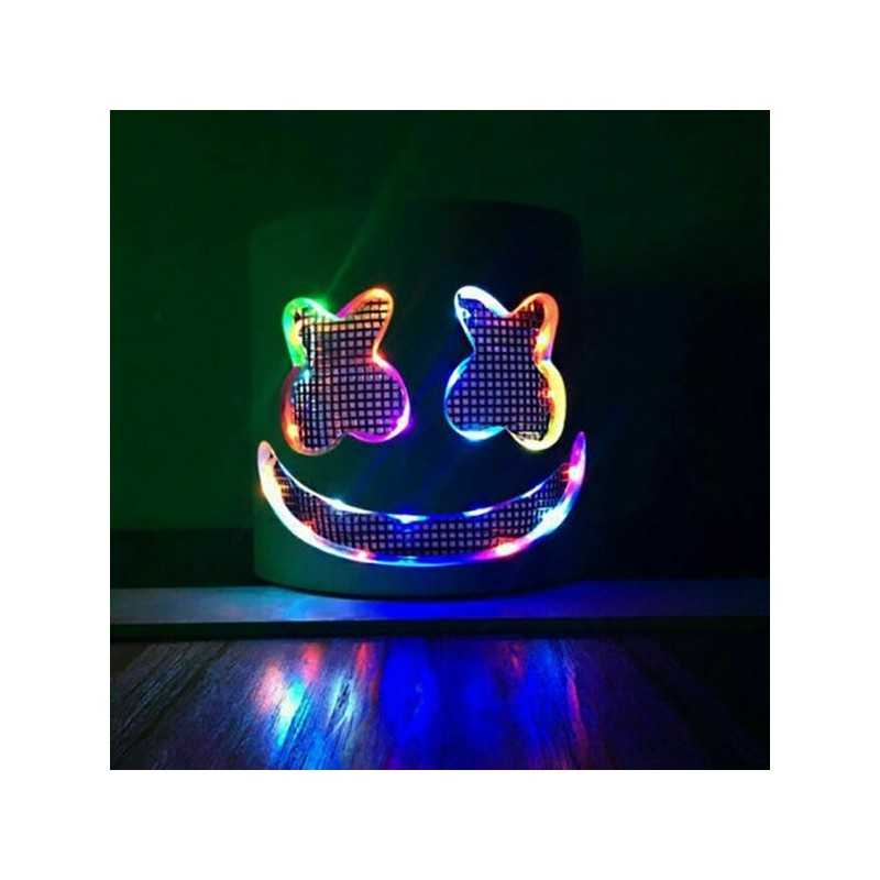 MASQUE LATEX DJ MARSHMALLOW AVEC LED