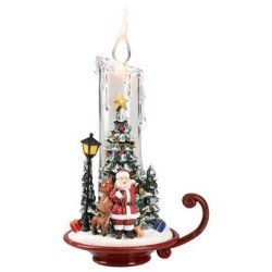 BOUGIE DE NOEL AVEC LUMIERE MULTICOLORE