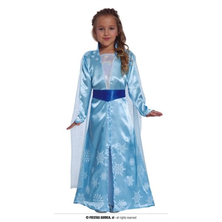 DEGUISEMENT PRINCESSE DES GLACES BLEUE TAILLE 10-12 ANS