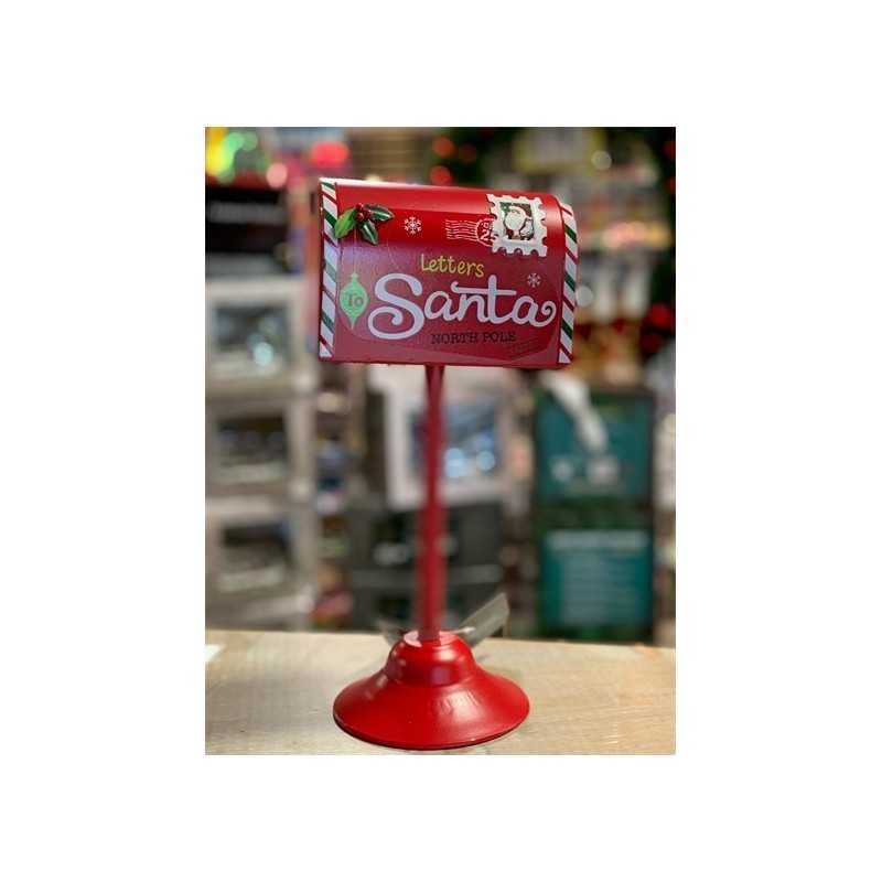 BOITE AUX LETTRES DE NOEL EN METAL