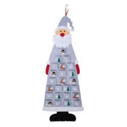 DECORATION CALENDRIER DE L'AVENT PERE NOEL 120 CM 