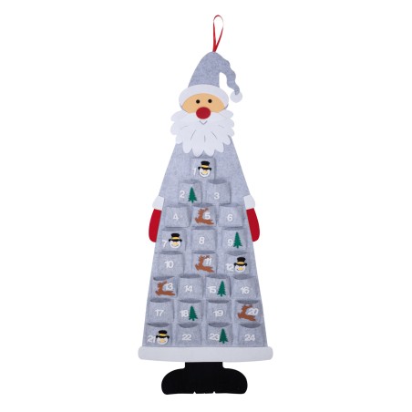 DECORATION CALENDRIER DE L'AVENT PERE NOEL 120 CM 