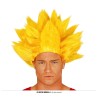 PERRUQUE SAMOURAI GUERRERO MANGA JAUNE ADULTE PERRUQUE SAMOURAI GUERRERO MANGA JAUNE ADULTE