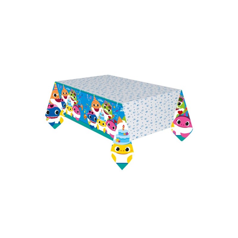 NAPPE EN PAPIER BABY SHARK 120 X 180 CM 