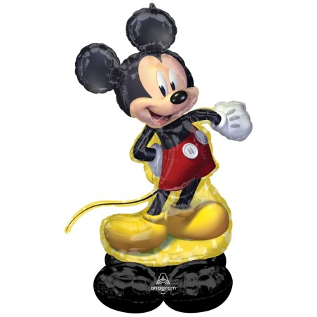 BALLON METALLIQUE AIRLOONZ MICKEY MOUSSE 132 CM 