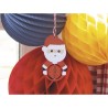 3 SUSPENSIONS PAPIER ALVEOLE SWEETY XMAS 16 CM