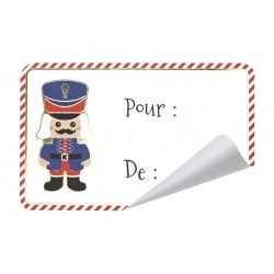 12 ETIQUETTES CADEAUX ADHESIVES POUR NOEL