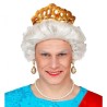 PERRUQUE DE REINE THE QUEEN BLANC GRIS