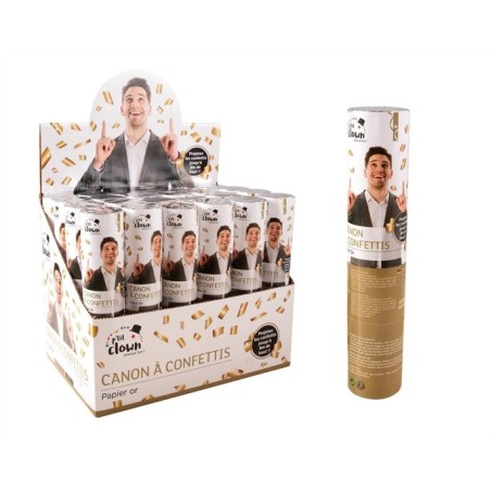CANON A CONFETTIS OR 20 CM 