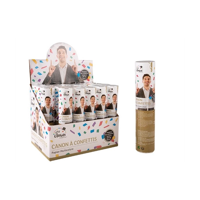 CANON A CONFETTIS MULTICOLORE 20 CM  CANON A CONFETTIS MULTICOLORE 20 CM