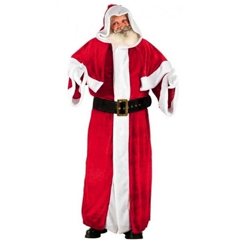DEGUISEMENT PERE NOEL EUROPEEN  VELOUR LUXE TAILLE UNIQUE DEGUISEMENT PERE NOEL EUROPEEN  VELOUR LUXE TAILLE UNIQUE