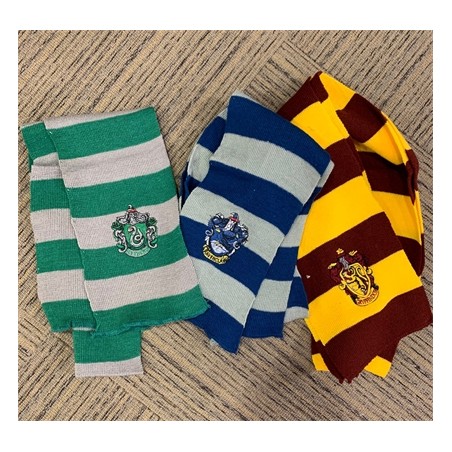 ECHARPE MAGIQUE HARRY POTTER SERPENTARD GRIFONDOR OU SERDAIGLE