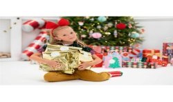 3 SACS CADEAU OR 25 X 38 X 11 CM