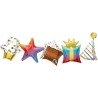 GUIRLANDE BALLON ANNIVERSAIRE MULTICOLORE 104 CM
