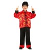 DEGUISEMENT CHINOIS ROUGE GARCON TAILLE 7-9 ANS