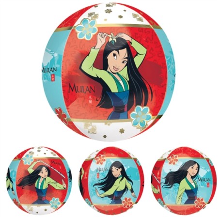 BALLON METALLIQUE ORBZ MULAN 38 X 40 CM 