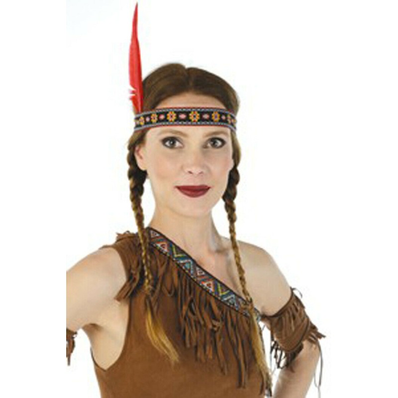 BANDEAU INDIEN AVEC UNE PLUME