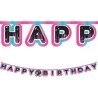 BANDEROLE GEANTE HAPPY BIRTHDAY A PERSONNALISER POUR INTERNET RESEAUX SOCIAUX