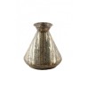 VASE EN METAL DORE 27 X  30.2 CM HAUTEUR   VASE EN METAL DORE 27 X  30.2 CM HAUTEUR
