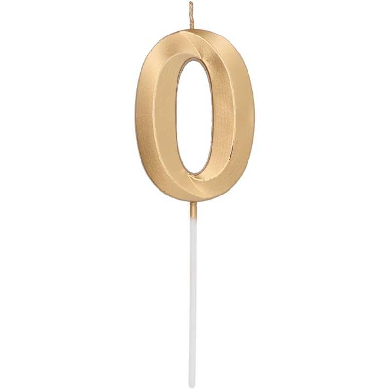 BOUGIE 0 DORE 7 CM