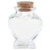 POT A DRAGEE COEUR EN VERRE 4 X 4 X 6 CM