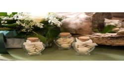 POT A DRAGEE COEUR EN VERRE 4 X 4 X 6 CM