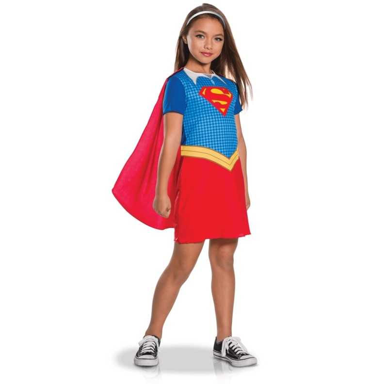 DEGUISEMENT FILLE SUPERGIRL TAILLE 5-6 ANS 