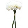 BOUQUET DAHLIAS  26 CM BLANC