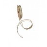 RUBAN COTON DENTELLE TAUPE ADHESIF 1 CM X 2 M 