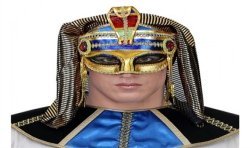 MASQUE LOUP ORIENTAL EGYPTIENNE OU PHARAON